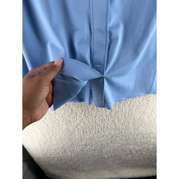 Belyn Key Womens Tops Size L Stretch Sleeveless Polo - Picture 5 of 8